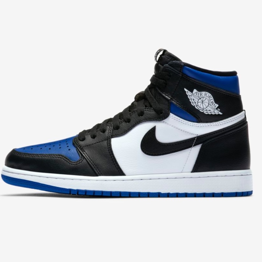 NEW NIKE AIR JORDAN 1 RETRO HIGH OG ROYAL TOE - Picture 4 of 8